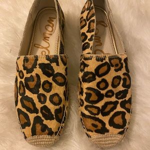 Sam Edelman size 7 women leopard espadrille